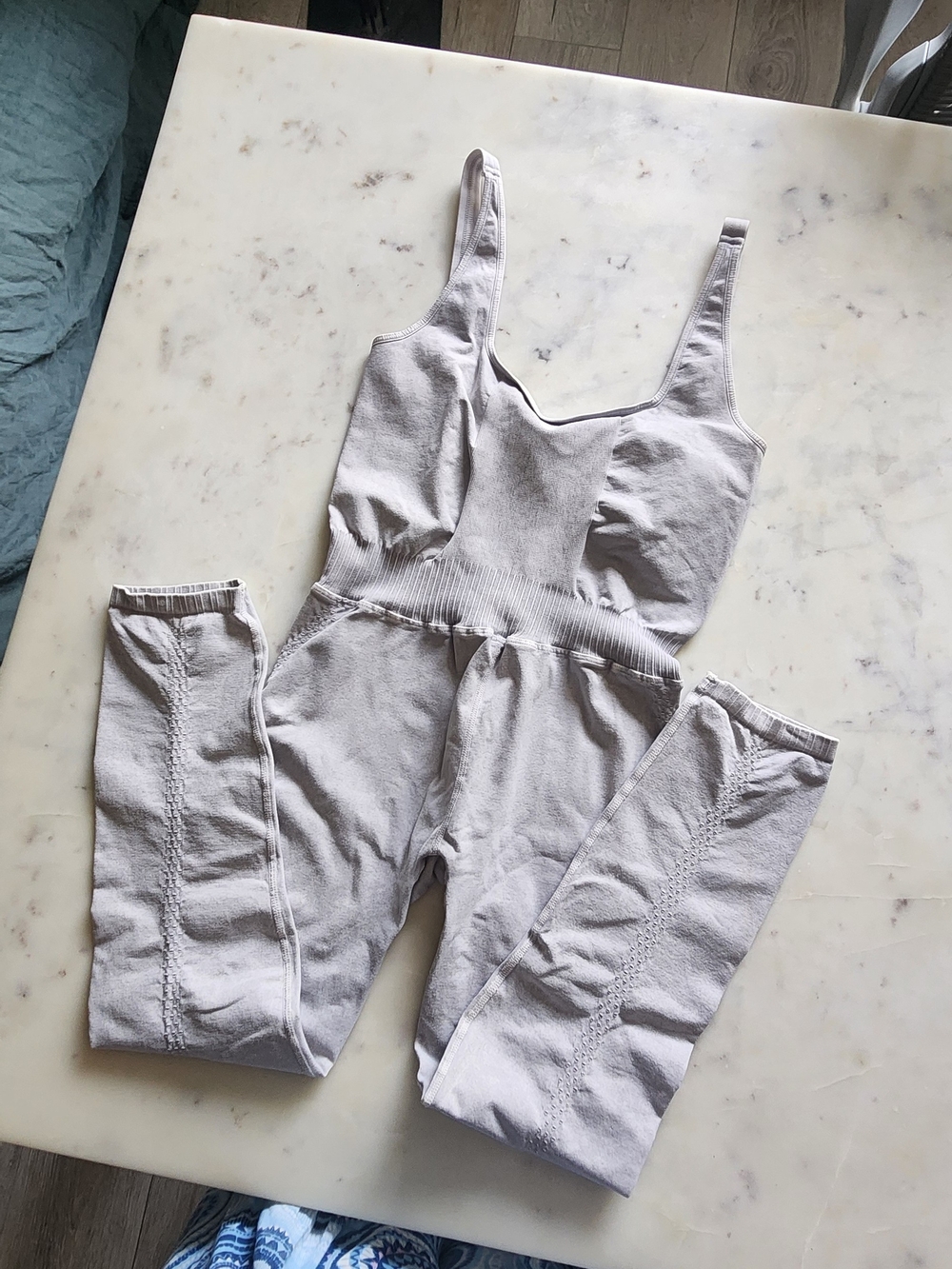 Women’s Tank Jumpsuit - Light Gray